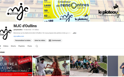 Suivez la chaine Youtube de la MJC d&rsquo;Oullins !